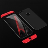 Coque iPhone 6/6s - 360° Full Body noir - Rouge