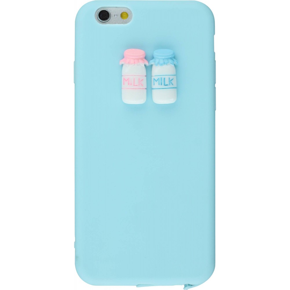 Coque iPhone 6/6s - 3D Milk - Bleu