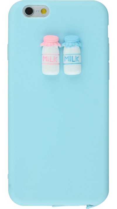 Coque iPhone 6/6s - 3D Milk - Bleu