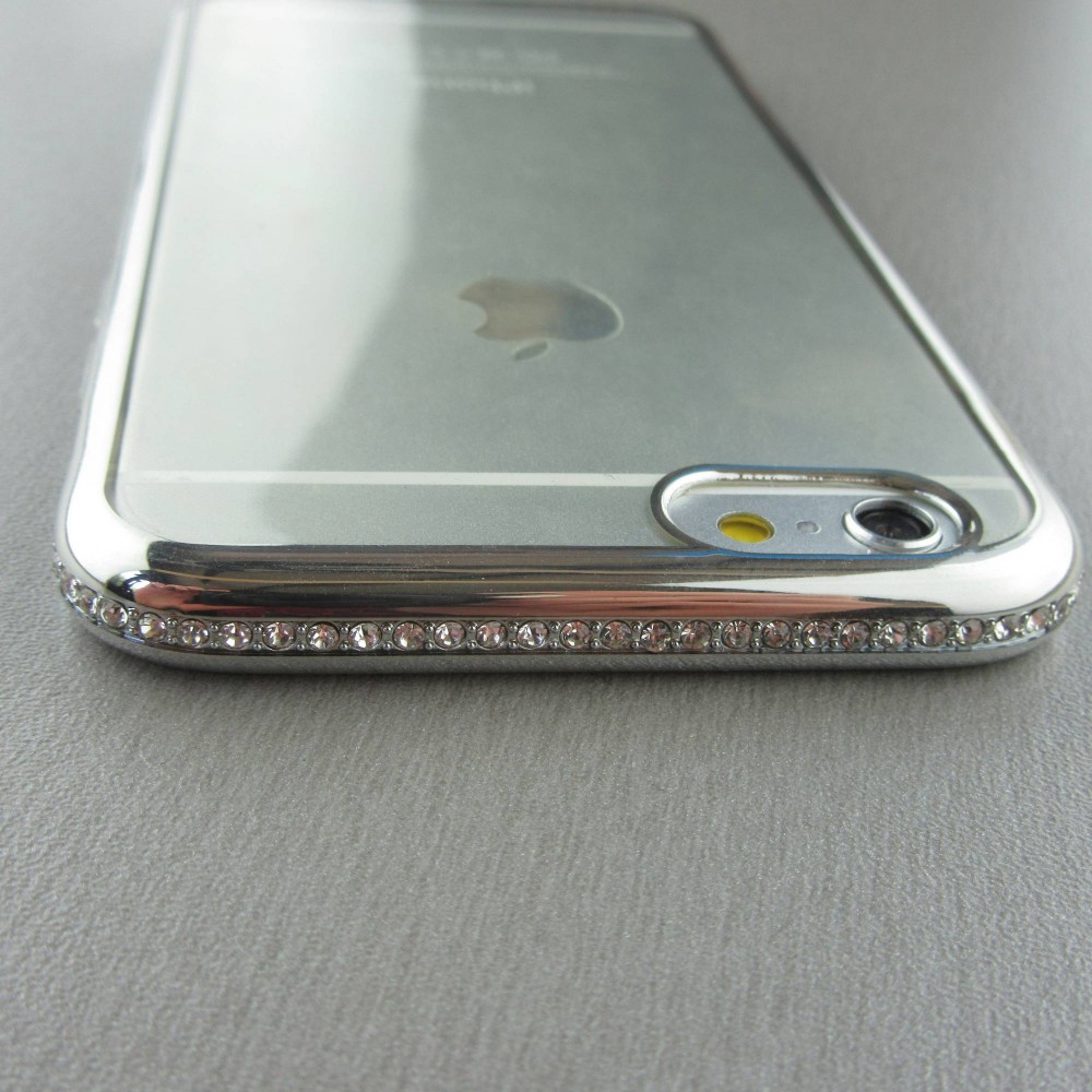 Coque iPhone 6/6s - Bumper Diamond - Argent