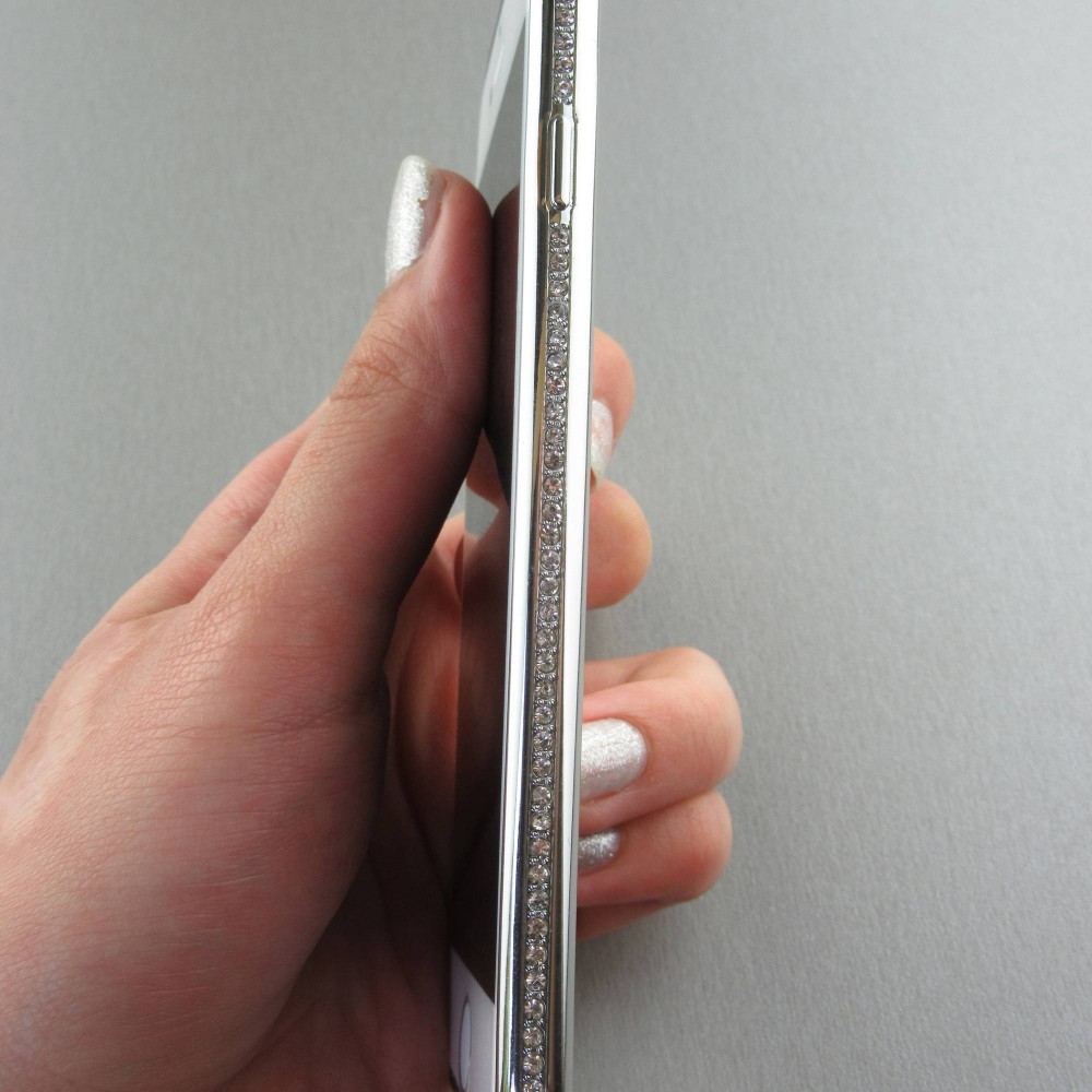 Hülle iPhone 6/6s - Bumper Diamond - Silber