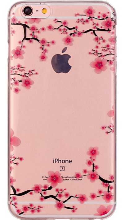 Hülle iPhone 6 Plus / 6s Plus - Gummi kleine Blumen