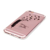 Coque iPhone 7 Plus / 8 Plus - Gel plume dare to dream