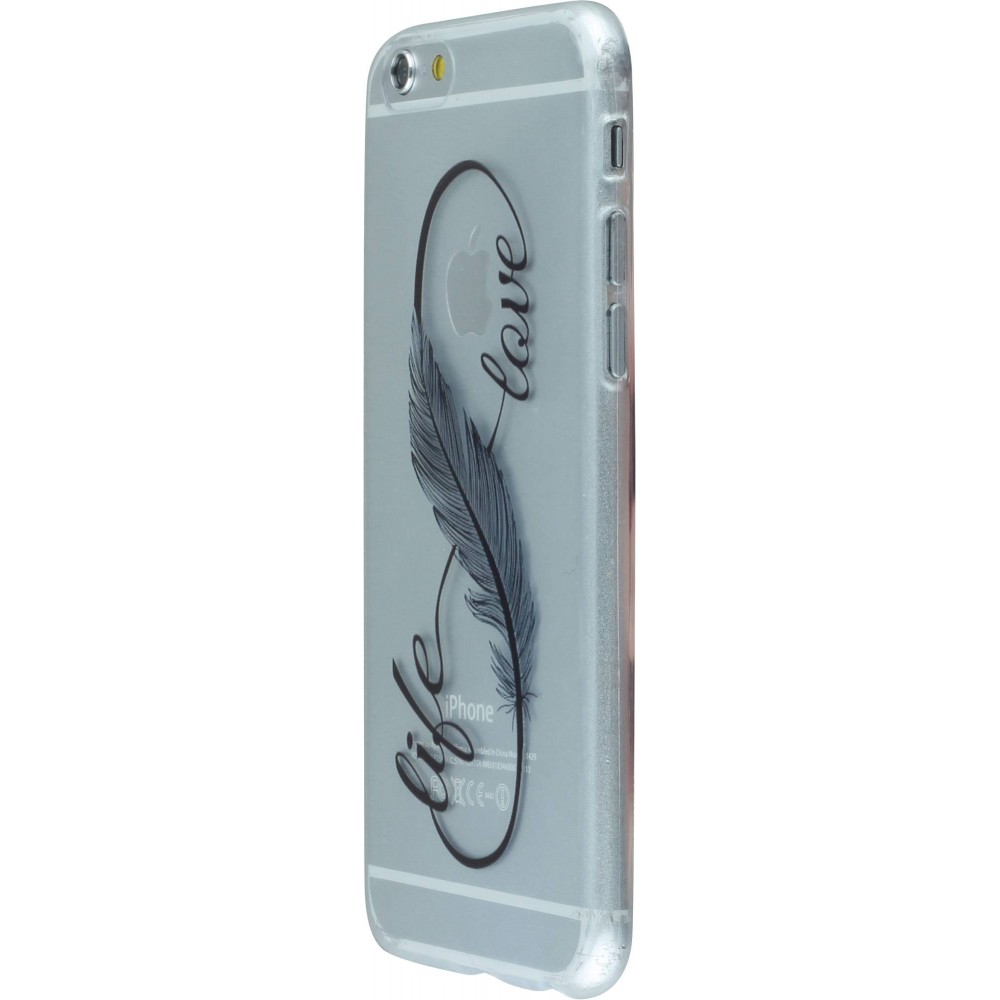 Hülle Samsung Galaxy S6 edge - Live Feather love