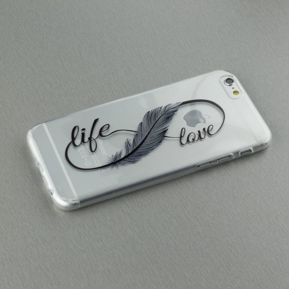 Hülle Samsung Galaxy S6 edge - Live Feather love