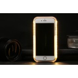 Hülle Samsung Galaxy S6 - Lumee Selphie LED - Weiss