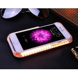 Coque iPhone 7 Plus / 8 Plus - Lumee Selphie LED - Blanc