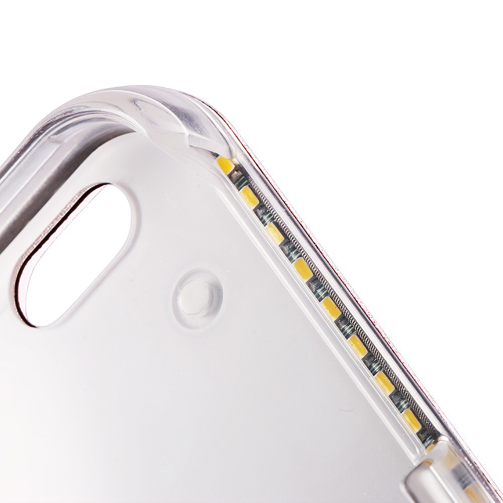Coque iPhone X / Xs - Lumee Selphie LED - Blanc