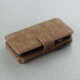 Hülle iPhone 6/6s - Wallet Luxury leather - Braun