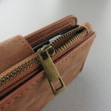 Hülle iPhone 6/6s - Wallet Luxury leather - Braun