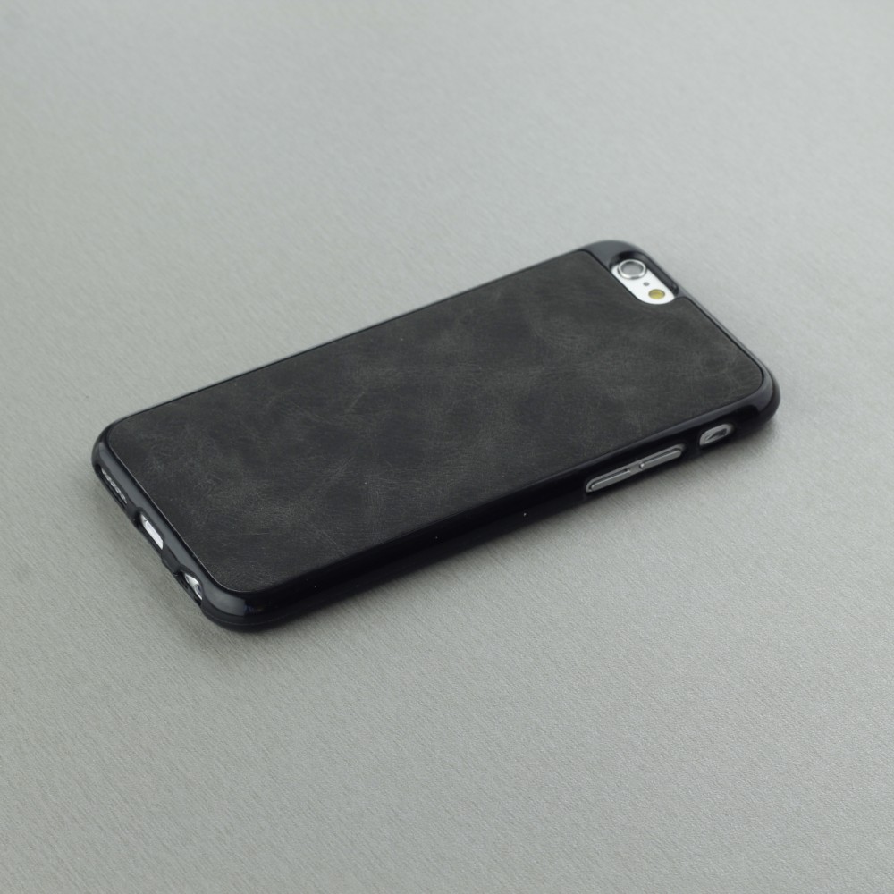 Hülle iPhone 6/6s - Wallet Luxury leather - Schwarz