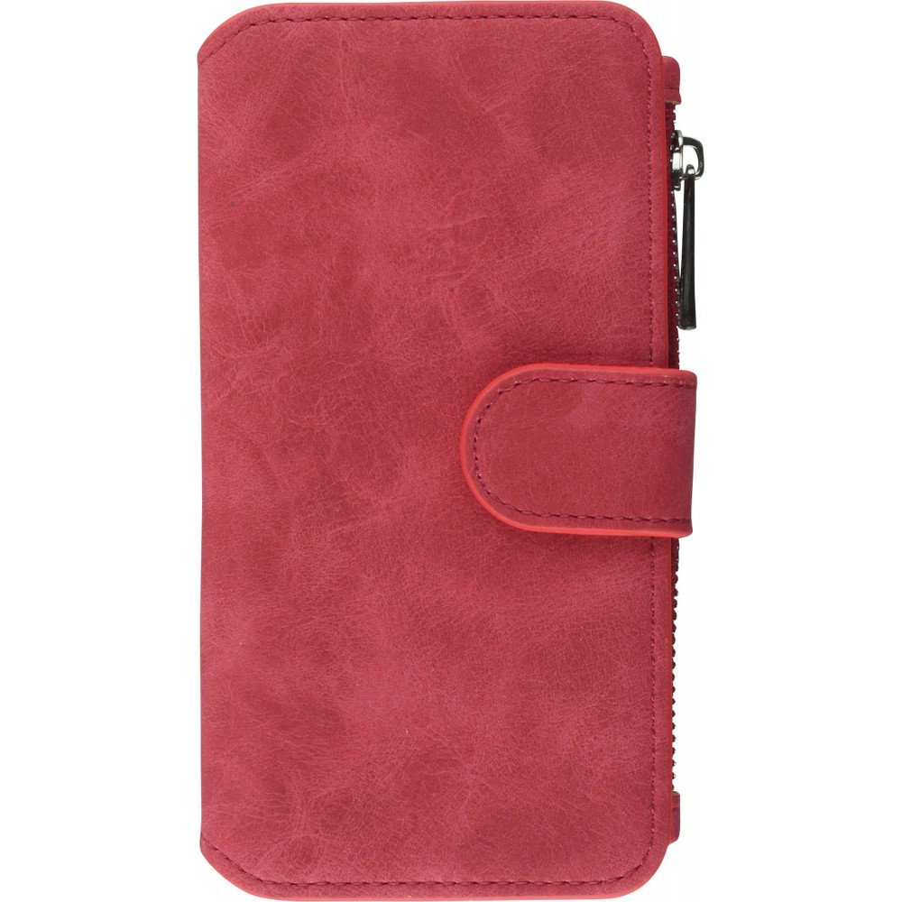 Hülle iPhone 6/6s - Wallet Luxury leather - Rot