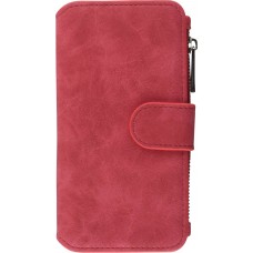 Coque iPhone 6/6s - Wallet Luxury leather - Rouge