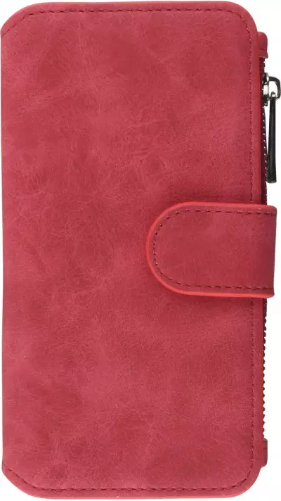 Coque iPhone 6/6s - Wallet Luxury leather - Rouge