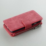 Coque iPhone 6/6s - Wallet Luxury leather - Rouge