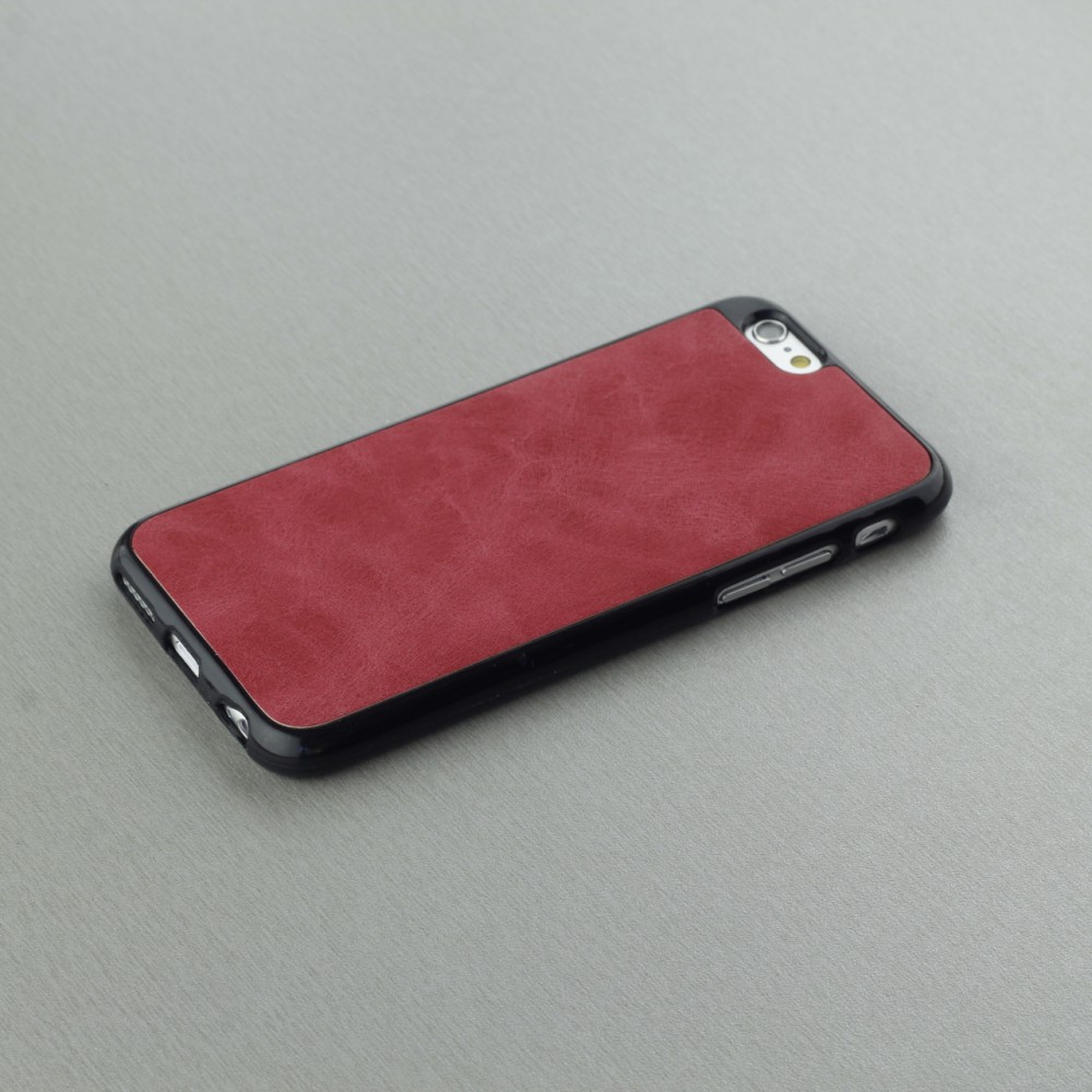 Coque iPhone 6/6s - Wallet Luxury leather - Rouge