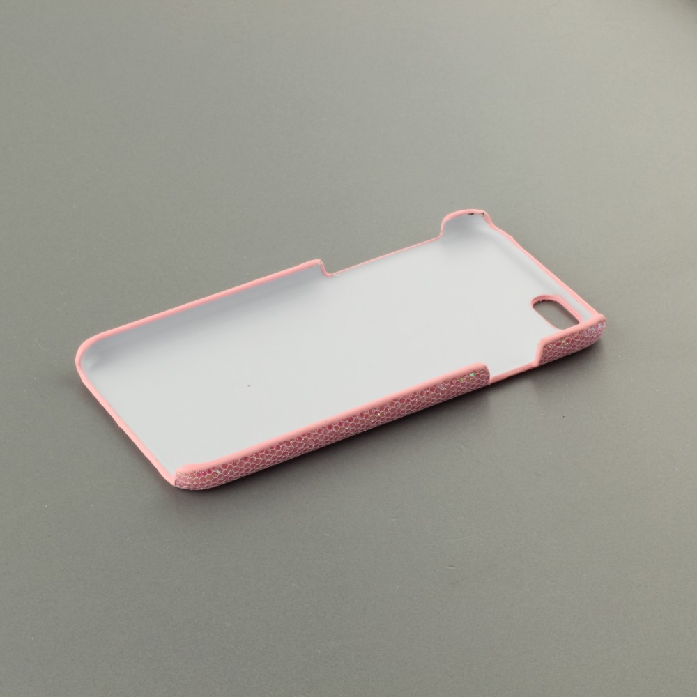 Hülle Samsung Galaxy S6 edge - Bling Strass hell- Rosa