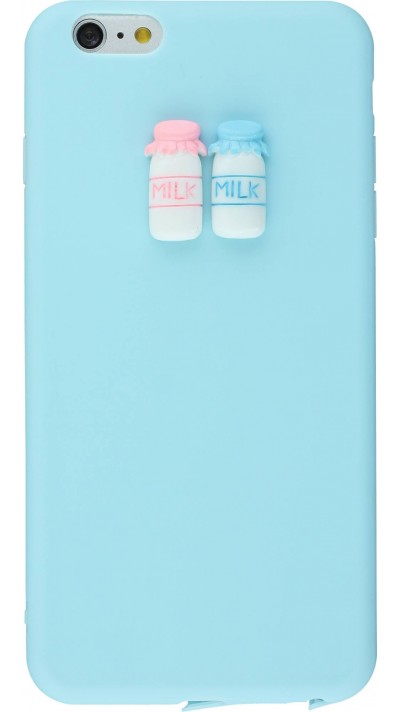 Hülle iPhone 6 Plus / 6s Plus - 3D Milk blau