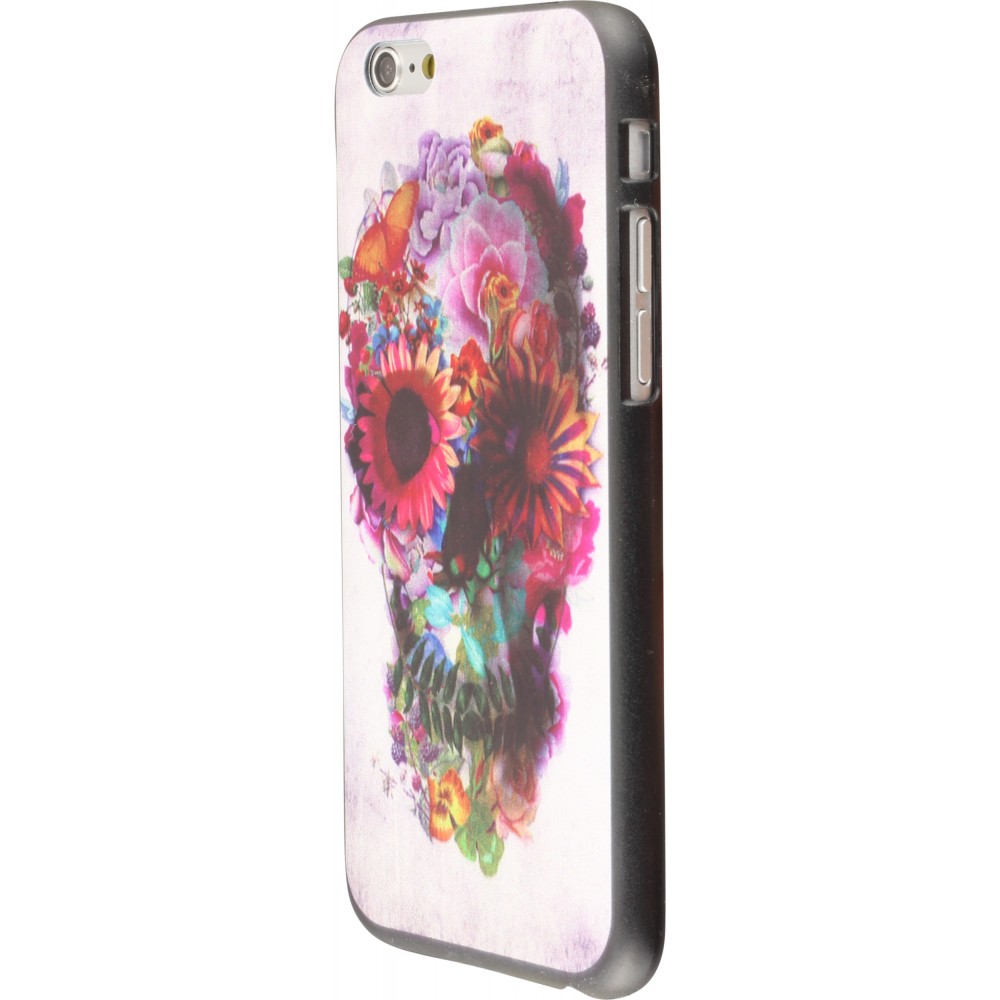 Coque iPhone 6/6s - Skull head flower