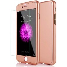 Hülle Samsung Galaxy S9 - 360° Full Body gold - Rosa