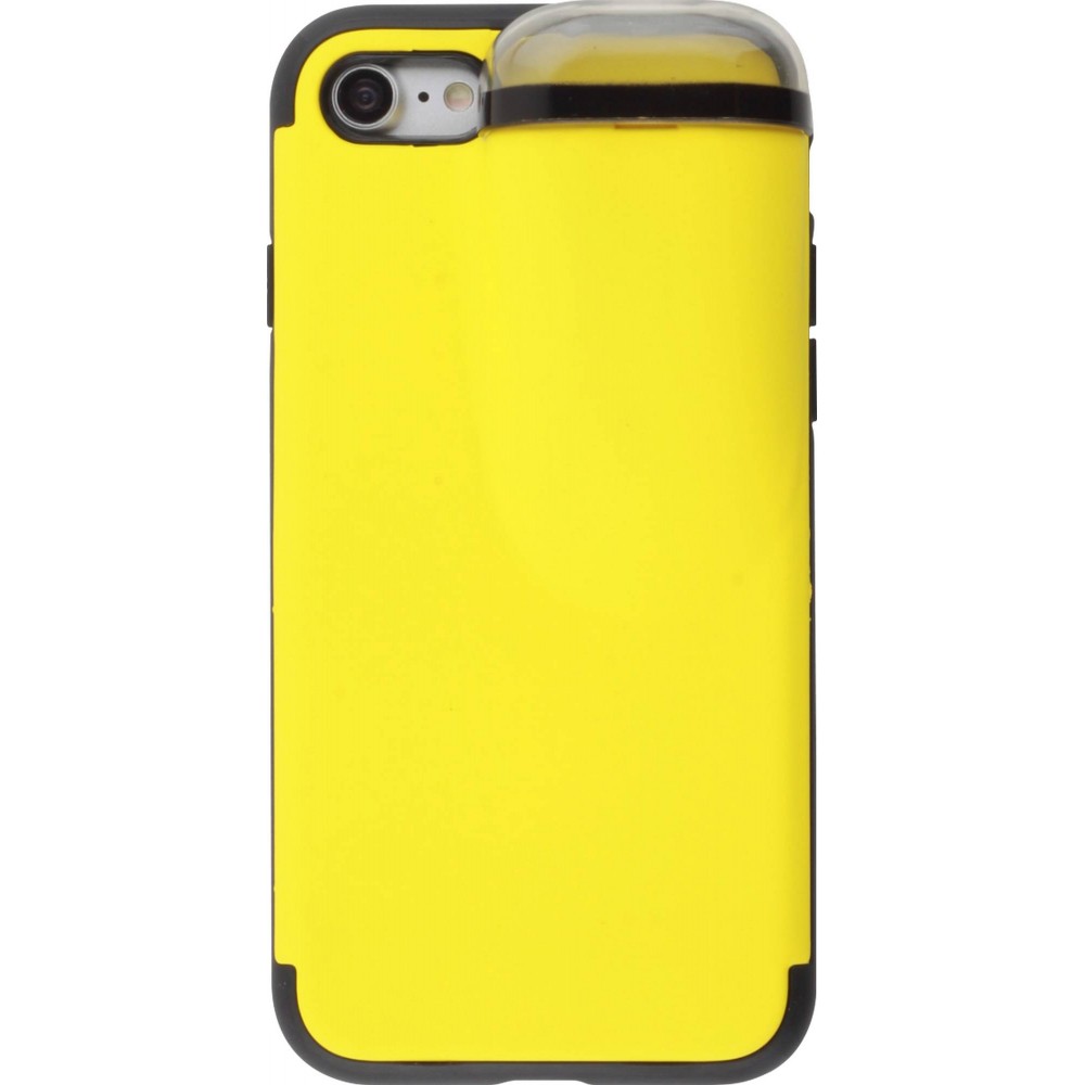 Coque iPhone 7 / 8 / SE (2020, 2022) - 2-In-1 AirPods jaune