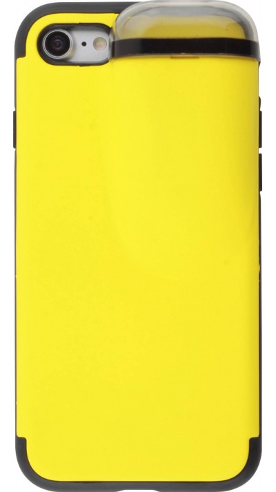 Coque iPhone 7 / 8 / SE (2020, 2022) - 2-In-1 AirPods jaune