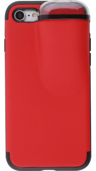 Coque iPhone 7 / 8 / SE (2020, 2022) - 2-In-1 AirPods - Rouge