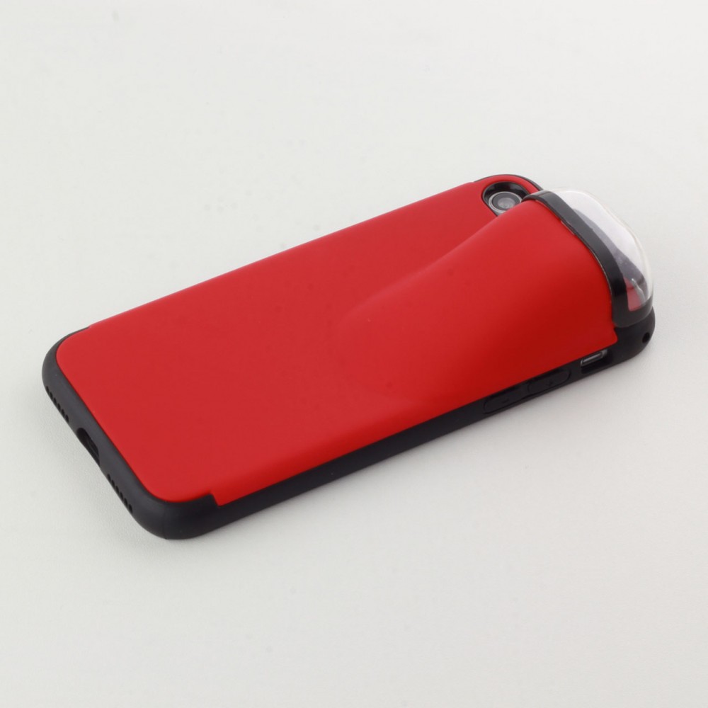 Coque iPhone 7 / 8 / SE (2020, 2022) - 2-In-1 AirPods - Rouge