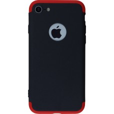 Coque iPhone Xs Max - 360° Full Body noir - Rouge