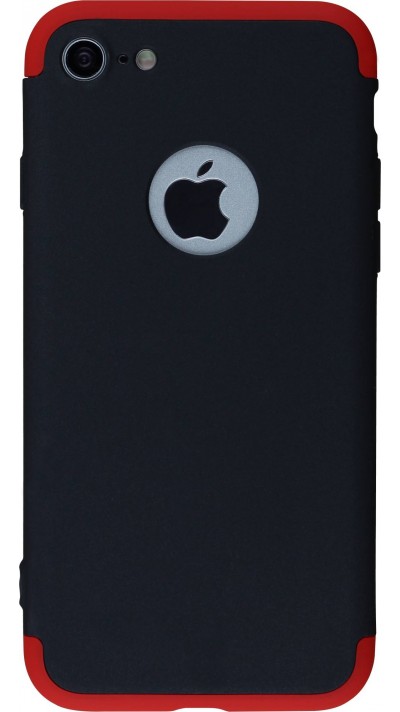 Hülle iPhone Xs Max - 360° Full Body schwarz - Rot