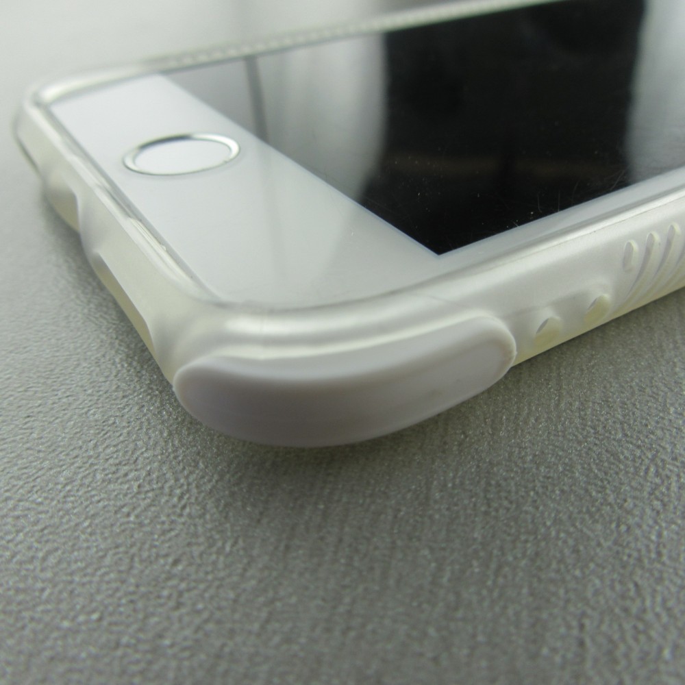 Coque iPhone Xs Max - Bumper Stripes - Blanc