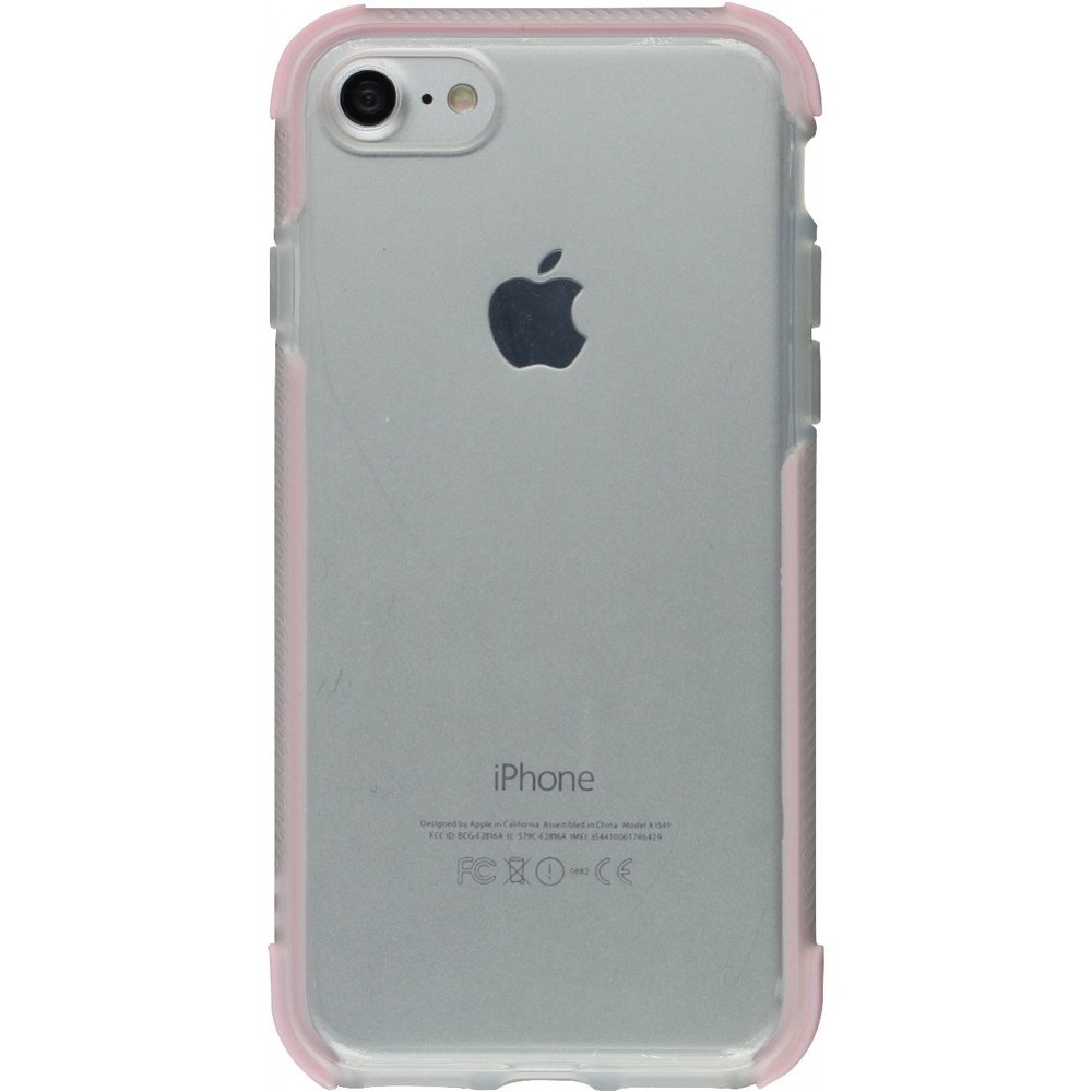 Coque iPhone 6/6s - Bumper Stripes - Rose