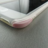 Coque iPhone Xs Max - Bumper Stripes - Rose