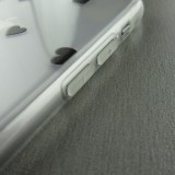Hülle iPhone XR - Gummi kleines Herz - Schwarz