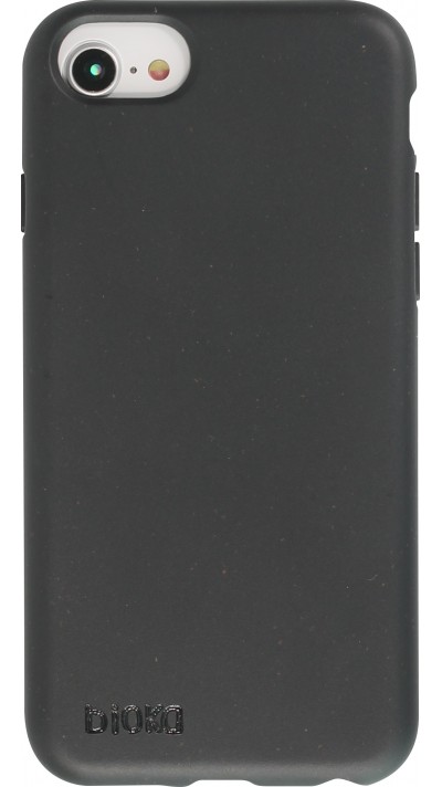 Coque iPhone 7 / 8 / SE (2020, 2022) - Bioka biodégradable et compostable Eco-Friendly - Noir