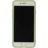 Hülle iPhone 7 / 8 / SE (2020, 2022) - Silikon Mat Herz - Hellgrün