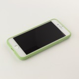Coque iPhone 7 / 8 / SE (2020, 2022) - Silicone Mat Coeur vert clair