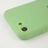 Hülle iPhone 6/6s - Silikon Mat Herz - Hellgrün