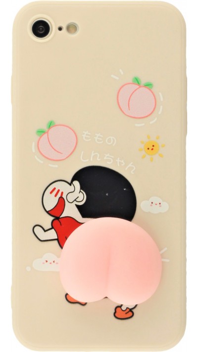 Coque iPhone 7 / 8 / SE (2020, 2022) - 3D Fun Peaches