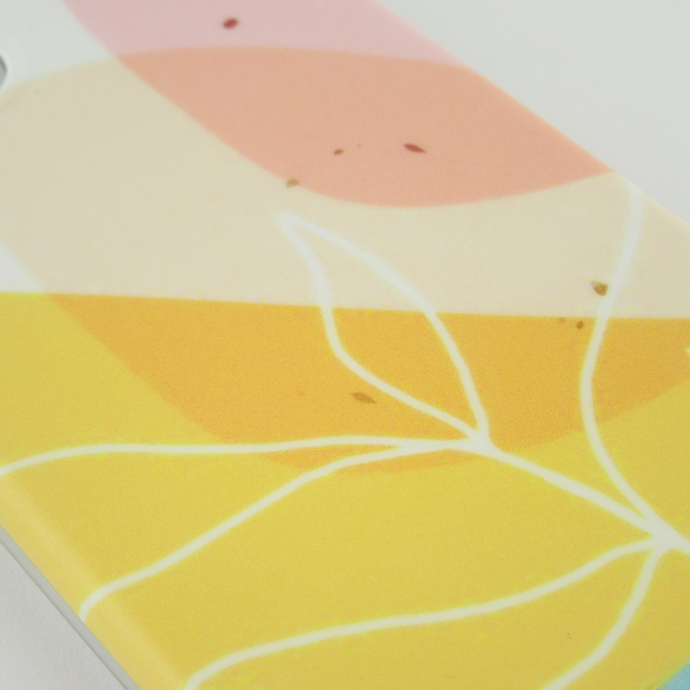 Coque iPhone 7 / 8 / SE (2020, 2022) - Abstract Art jaune