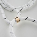 Hülle iPhone 7 / 8 / SE (2020, 2022) - Bio Eco-Friendly Vegan mit Handykette Necklace - Gelb