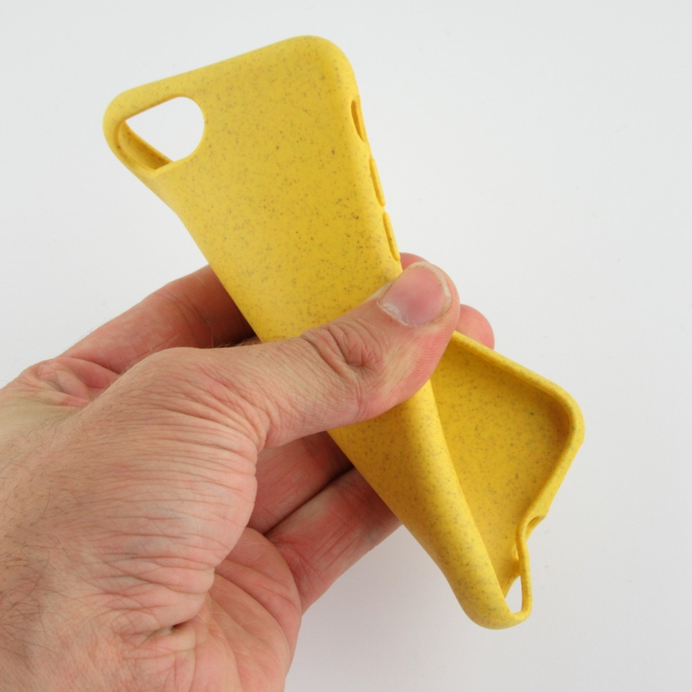 Coque iPhone 6/6s / 7 / 8 / SE (2020) - Bioka biodégradable et compostable Eco-Friendly jaune