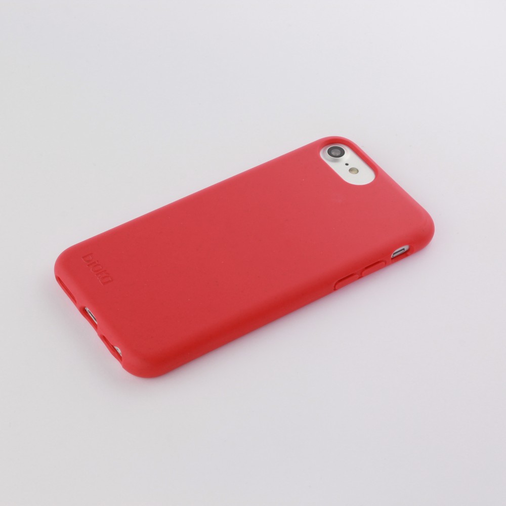 Coque iPhone 6/6s / 7 / 8 / SE (2020) - Bioka biodégradable et compostable Eco-Friendly - Rouge