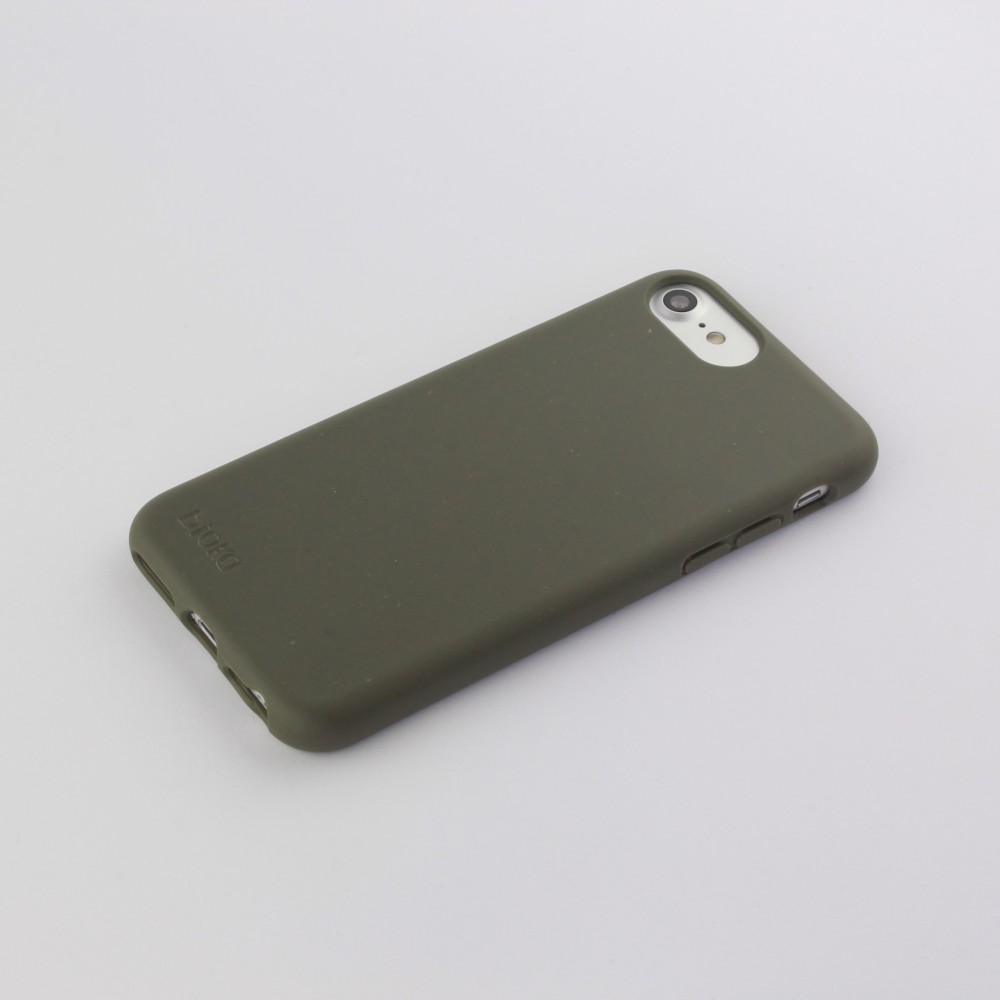 Coque iPhone 6/6s / 7 / 8 / SE (2020) - Bioka biodégradable et compostable Eco-Friendly - Vert foncé