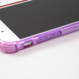 Hülle iPhone 7 / 8 / SE (2020, 2022) - Gummi Bumper Rainbow mit extra Schutz für Ecken Antischock - rosa - Violett