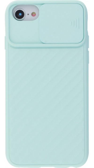 Coque iPhone 6/6s - Caméra Clapet - Turquoise