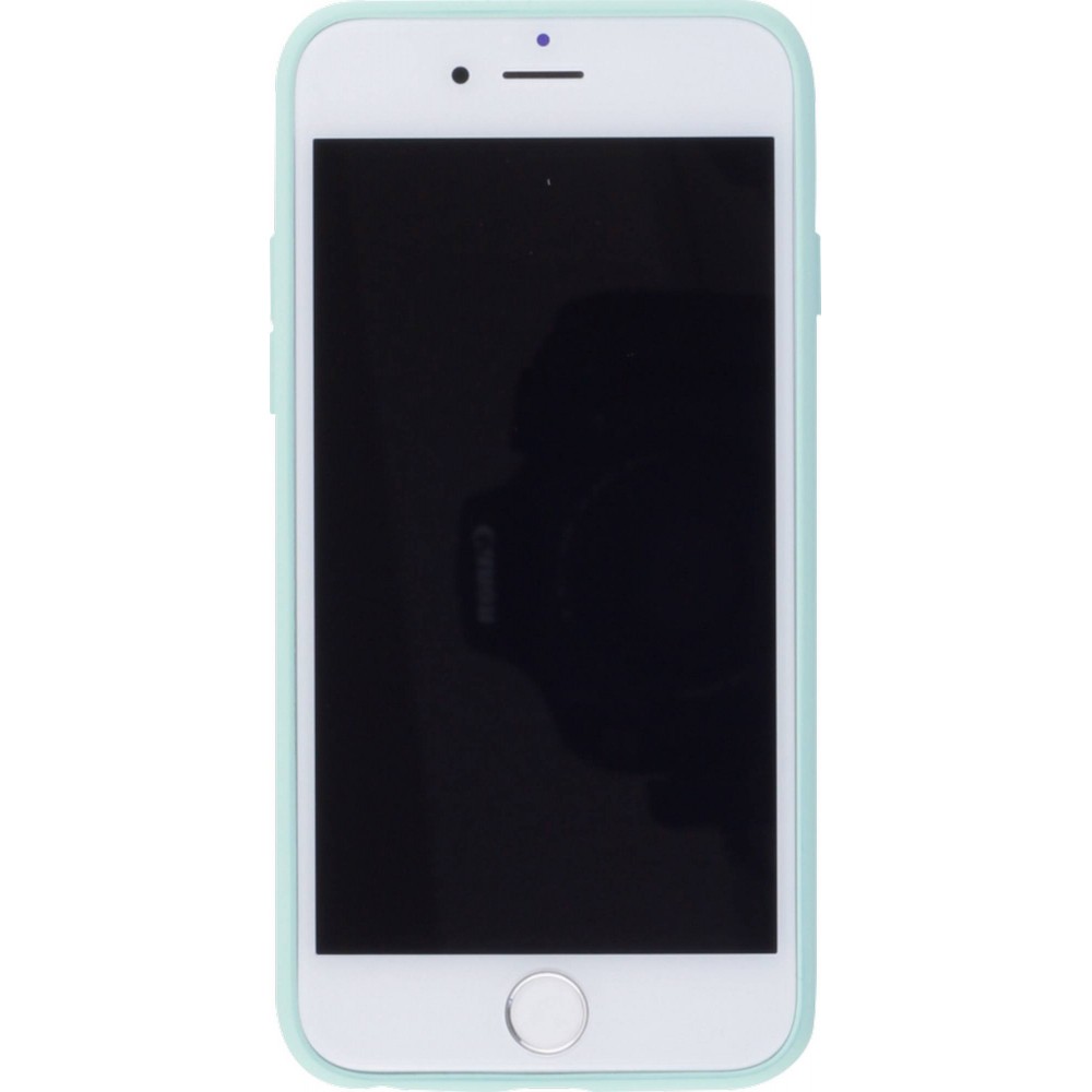 Coque iPhone 7 / 8 / SE (2020, 2022) - Caméra Clapet - Turquoise
