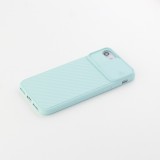 Coque iPhone 7 / 8 / SE (2020, 2022) - Caméra Clapet - Turquoise