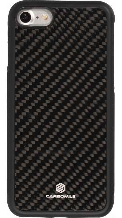 Coque iPhone 7 / 8 / SE (2020, 2022) - Carbomile fibre de carbone
