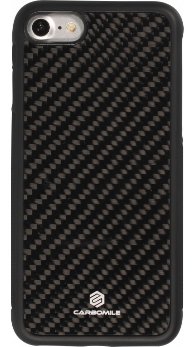 Hülle iPhone 7 / 8 / SE (2020, 2022) - Carbomile Carbon Fiber